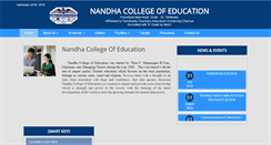 Desktop Screenshot of nandhaeducation.org