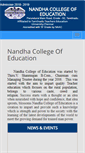 Mobile Screenshot of nandhaeducation.org